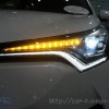 トヨタCHR/C-HRのLEDヘッドライト画像【ハロゲンの違いを実車で比較】